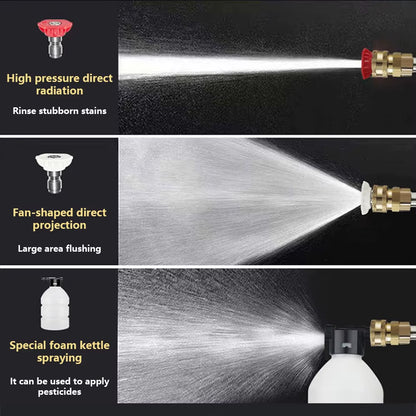 High-Pressure 60BAR Wireless Car Wash Water Gun 