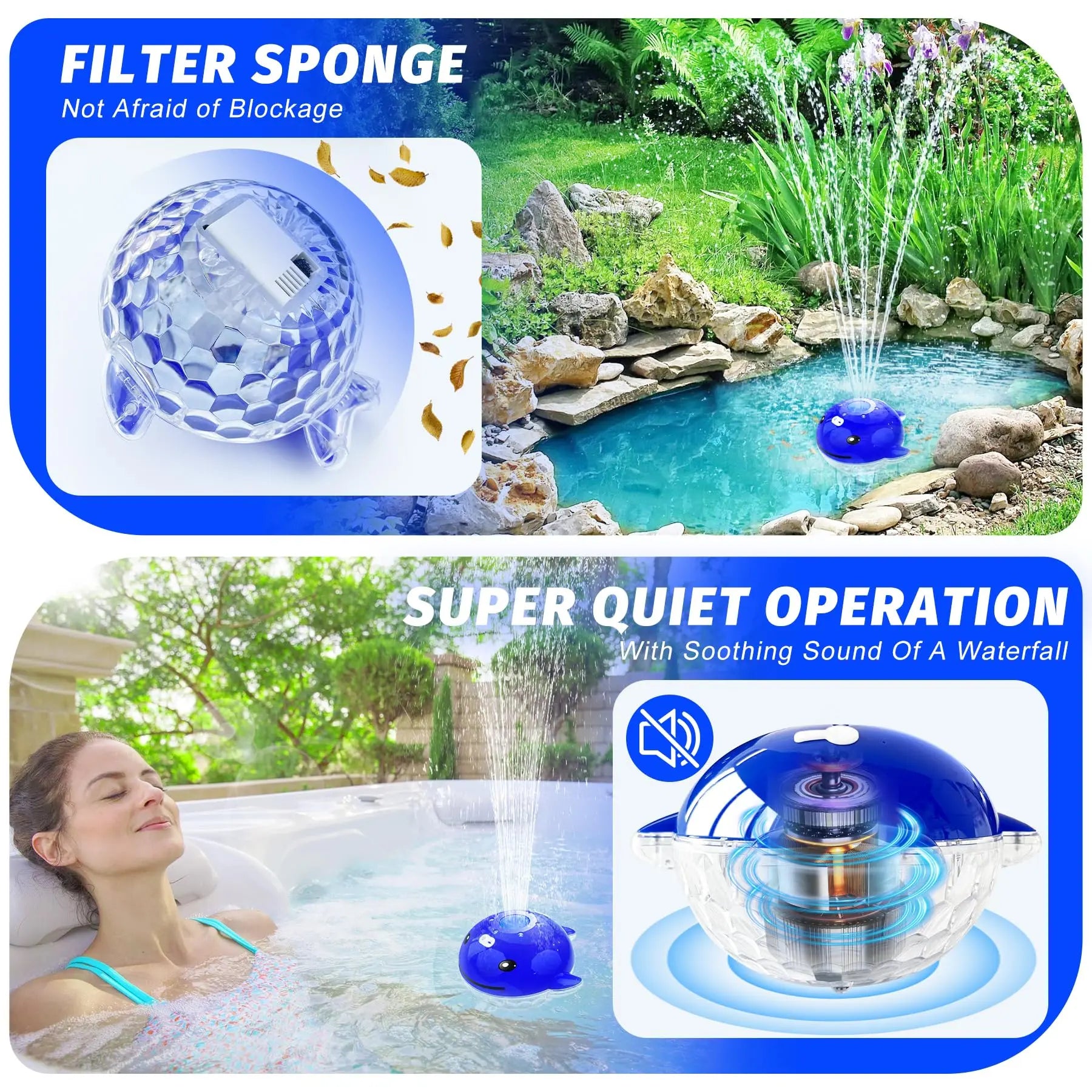 LED Pool Fountain Light Show – Remote-Control Dolphin Sprayer for Above & Inground Pools